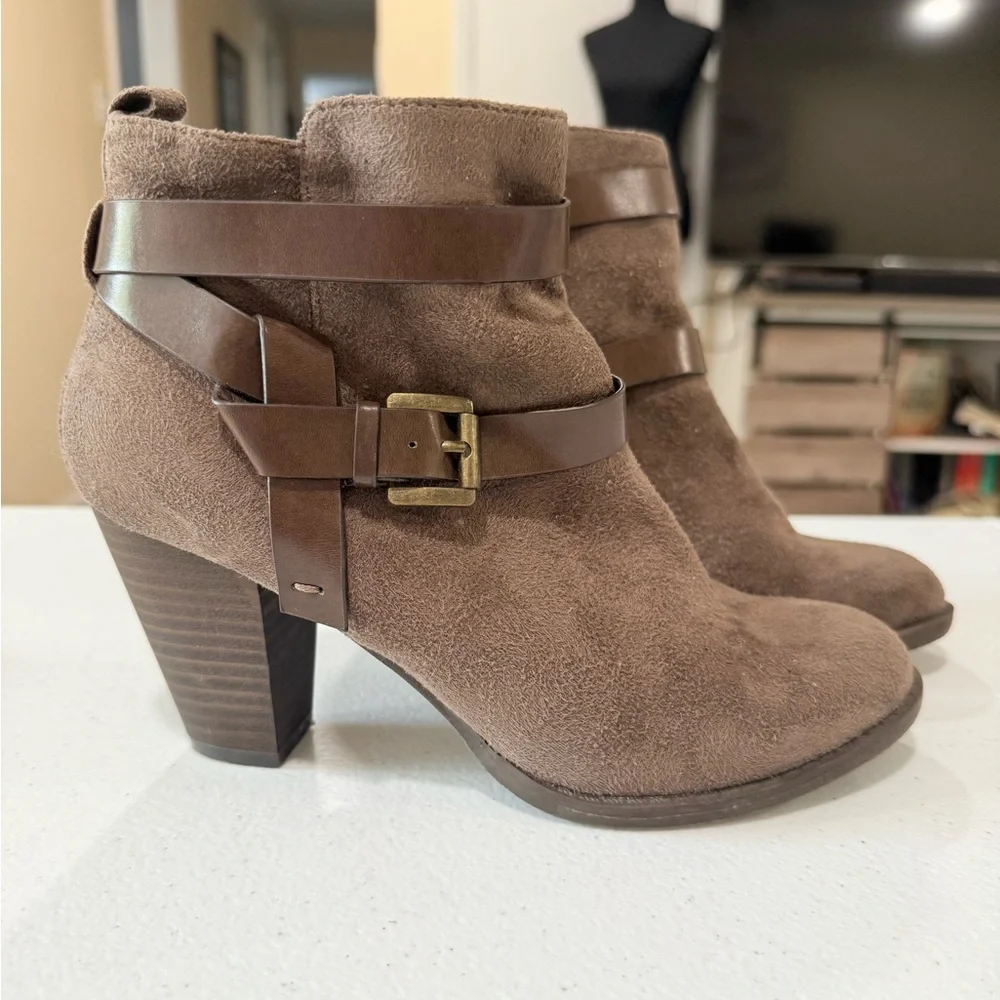 Coach and Four Brown Suede Ankle Boots - Picture 2 of 9